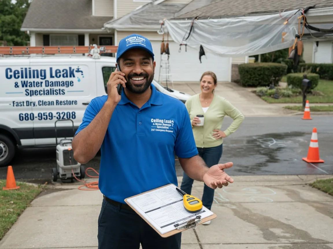 Ceiling Leak Cleanup Hopewell Junction, NY FAQs